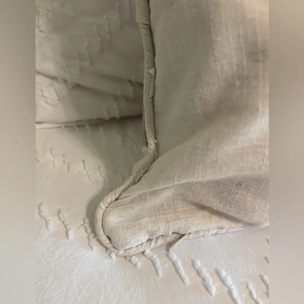 Lumbar Pillow Cover Case ONLY 13x23 Beach Houses Lighthouse Linen Cotton
